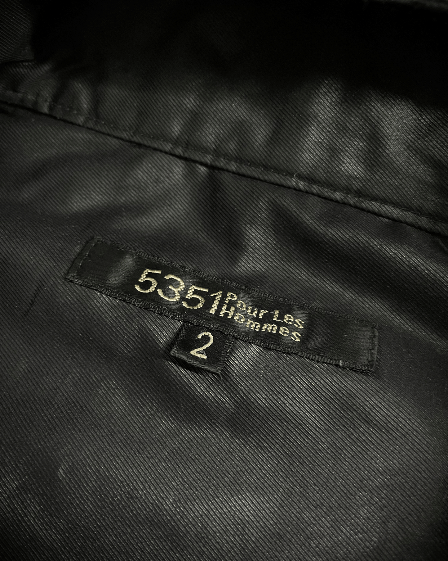 5351 Pour Les Hommes Waxed Shirt Hoodie