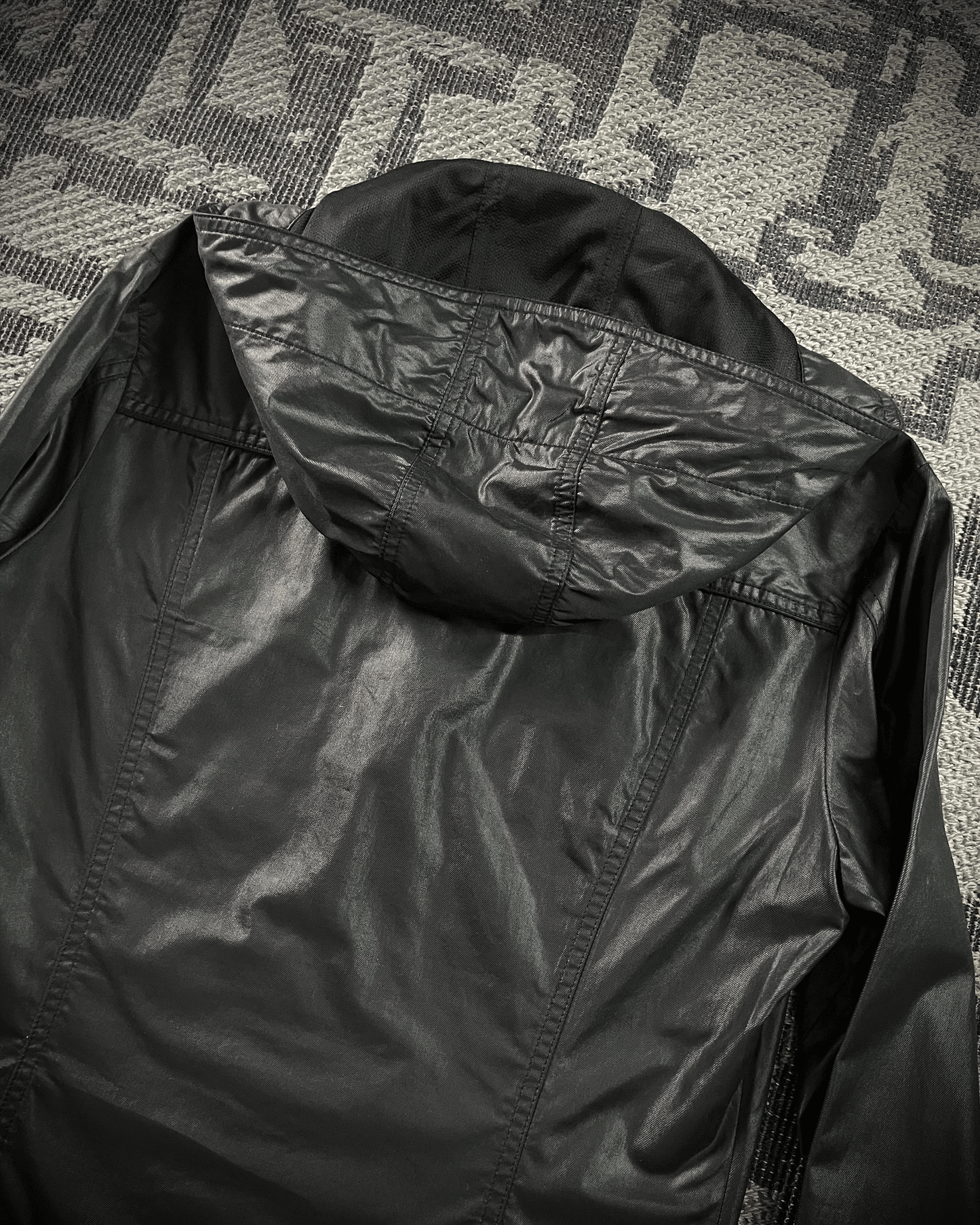 5351 Pour Les Hommes Waxed Shirt Hoodie