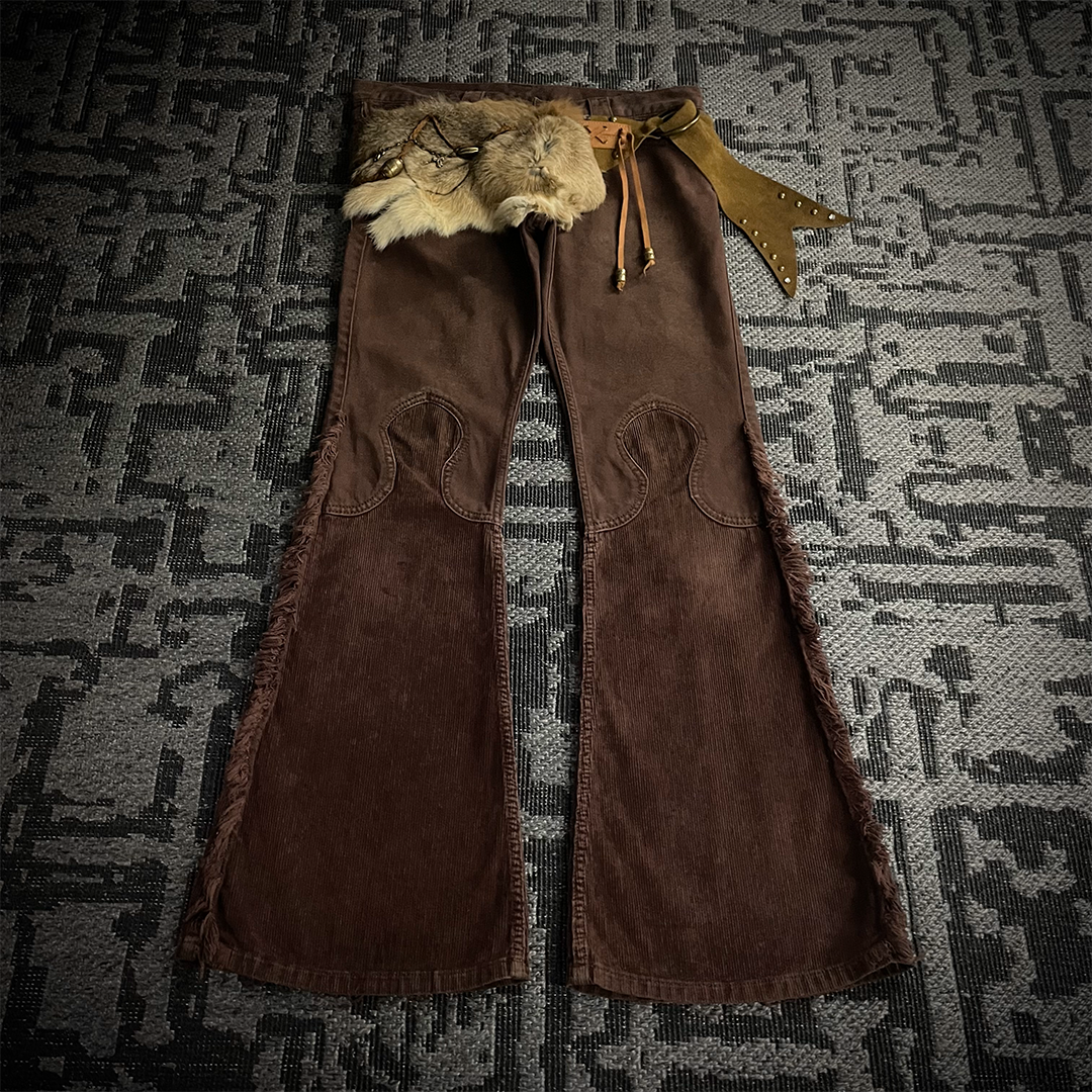 Dm for offer/Led Rechwe Sword Corduroy Flared Jeans (not included belt)