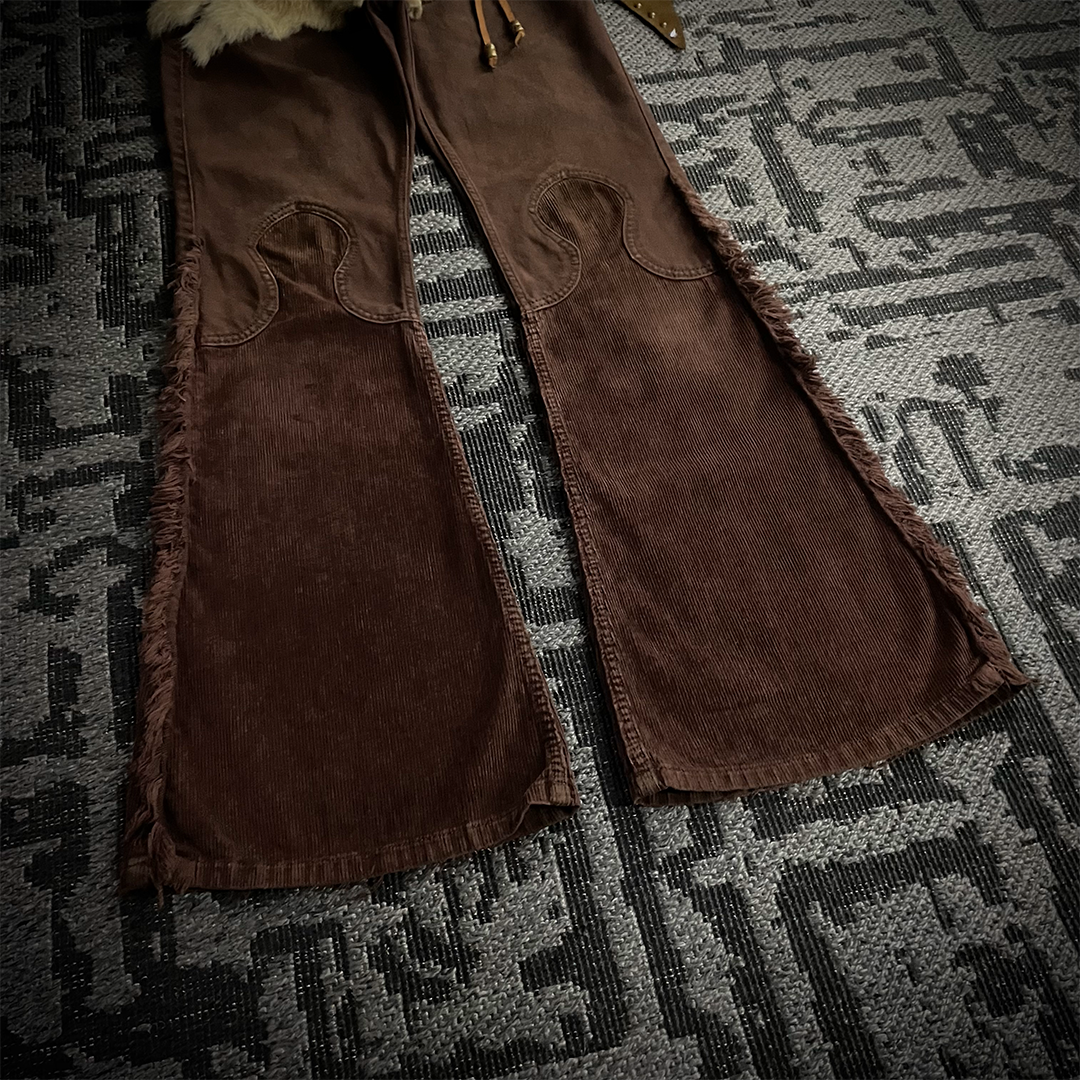 Dm for offer/Led Rechwe Sword Corduroy Flared Jeans (not included belt)