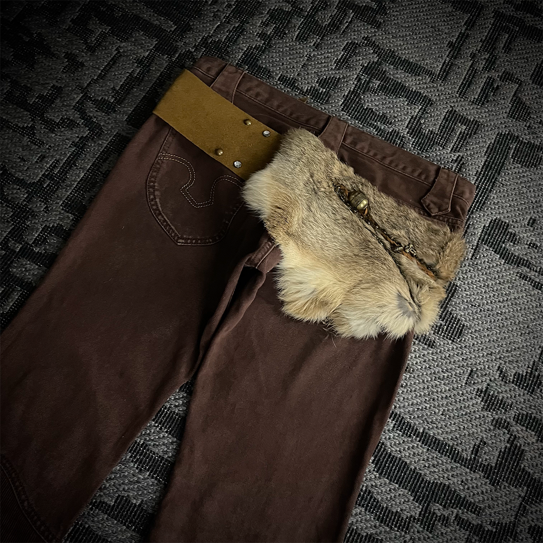 Dm for offer/Led Rechwe Sword Corduroy Flared Jeans (not included belt)