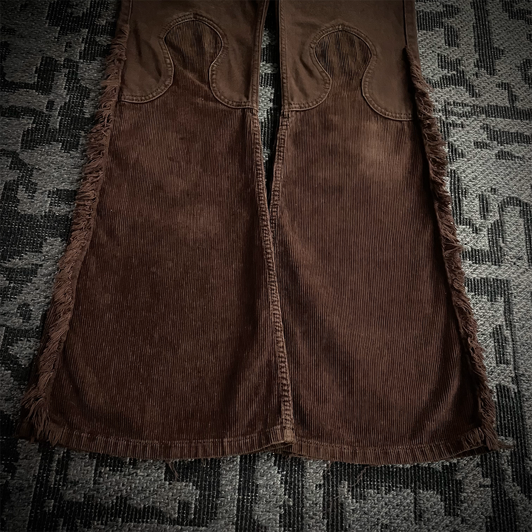 Dm for offer/Led Rechwe Sword Corduroy Flared Jeans (not included belt)