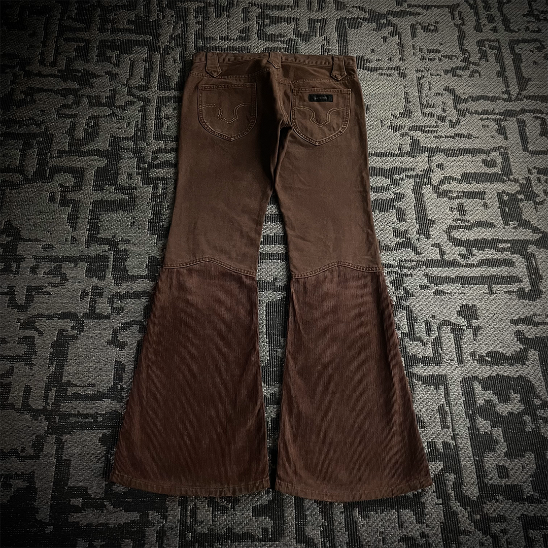 Dm for offer/Led Rechwe Sword Corduroy Flared Jeans (not included belt)