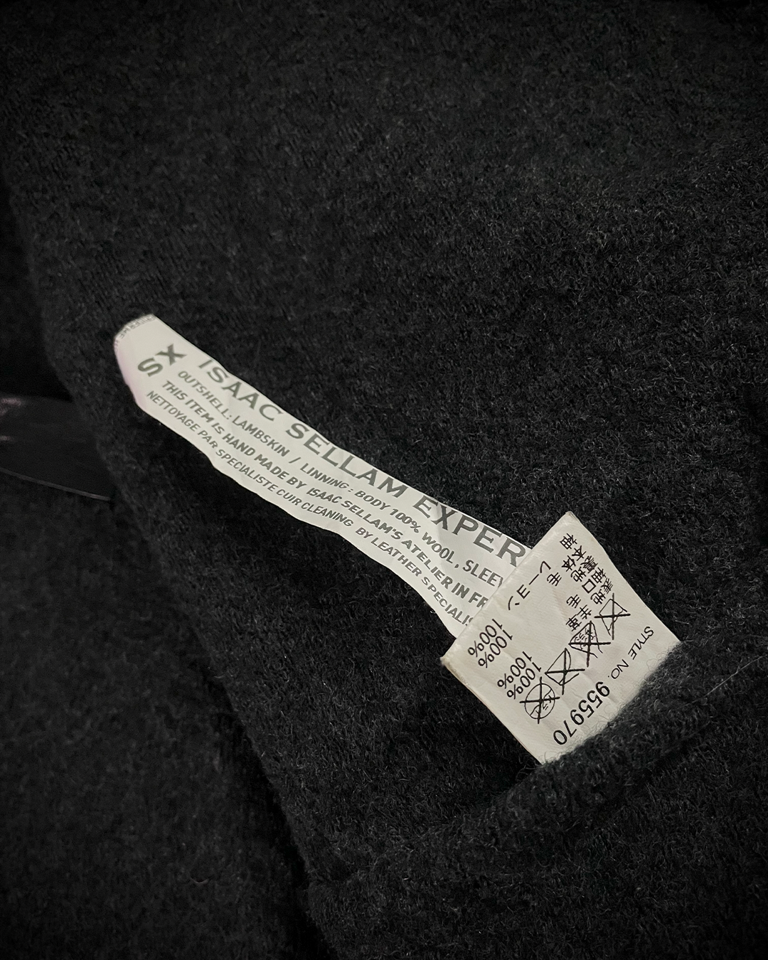 Isaac Sellam Experience High Neck Sheepskin Jacket