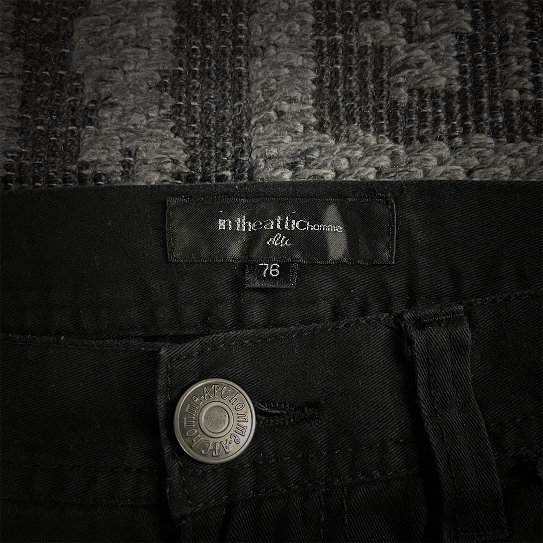 In The Attic Distressed Cargo Studded Pants