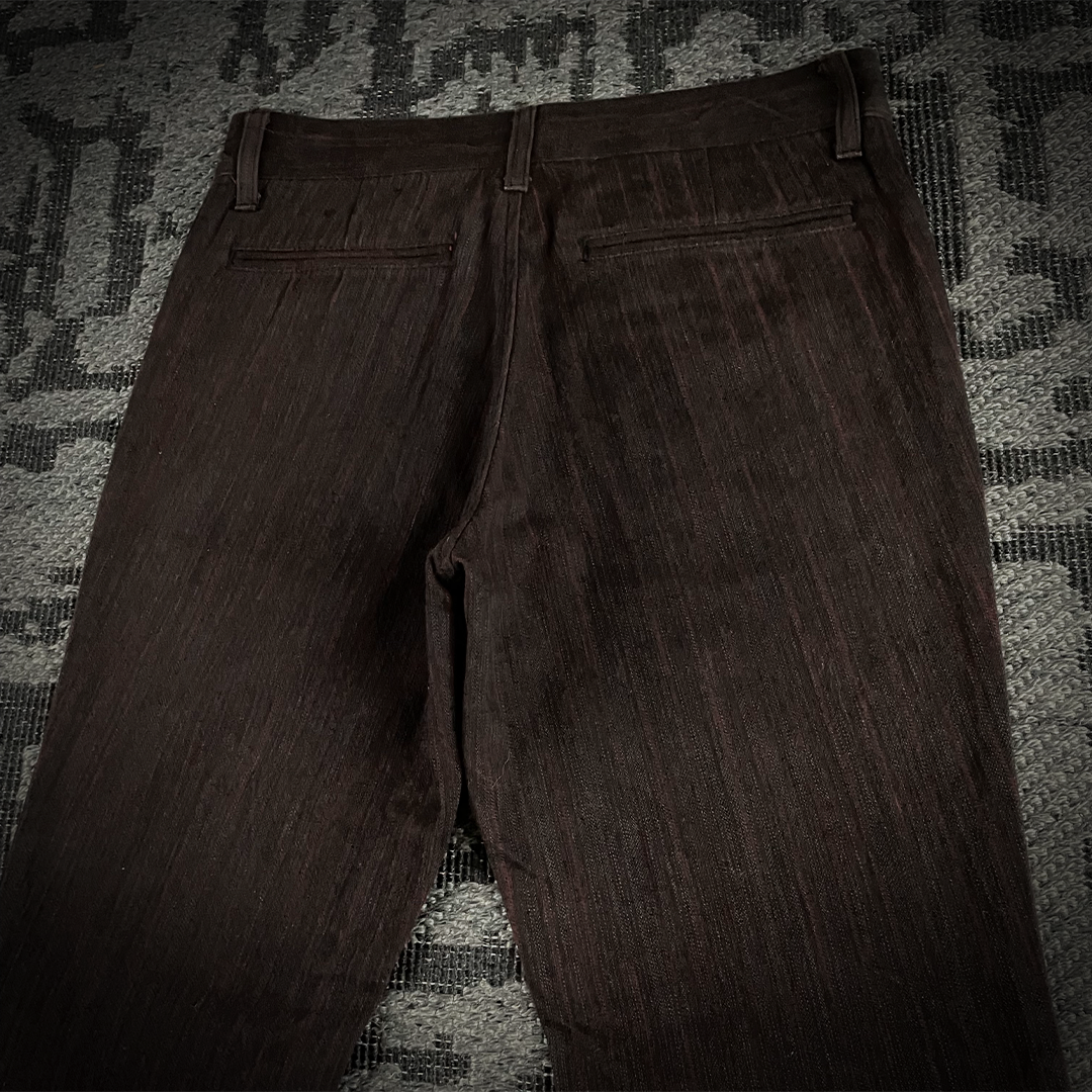 5351 Pour Les Homme Red Striped Flared Pants