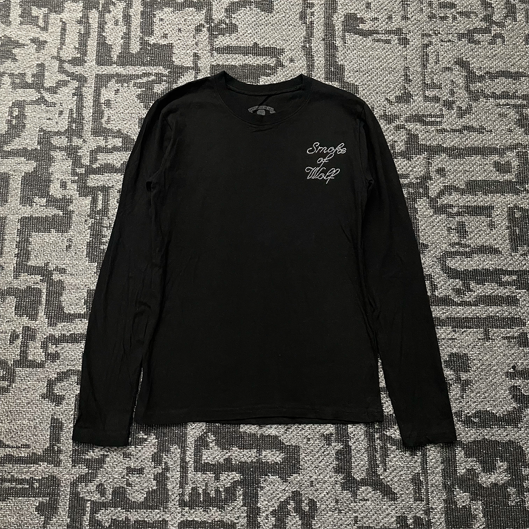 Roen by Hiromu Takahara, Studs shine Skull-Bone long sleeve shirt
