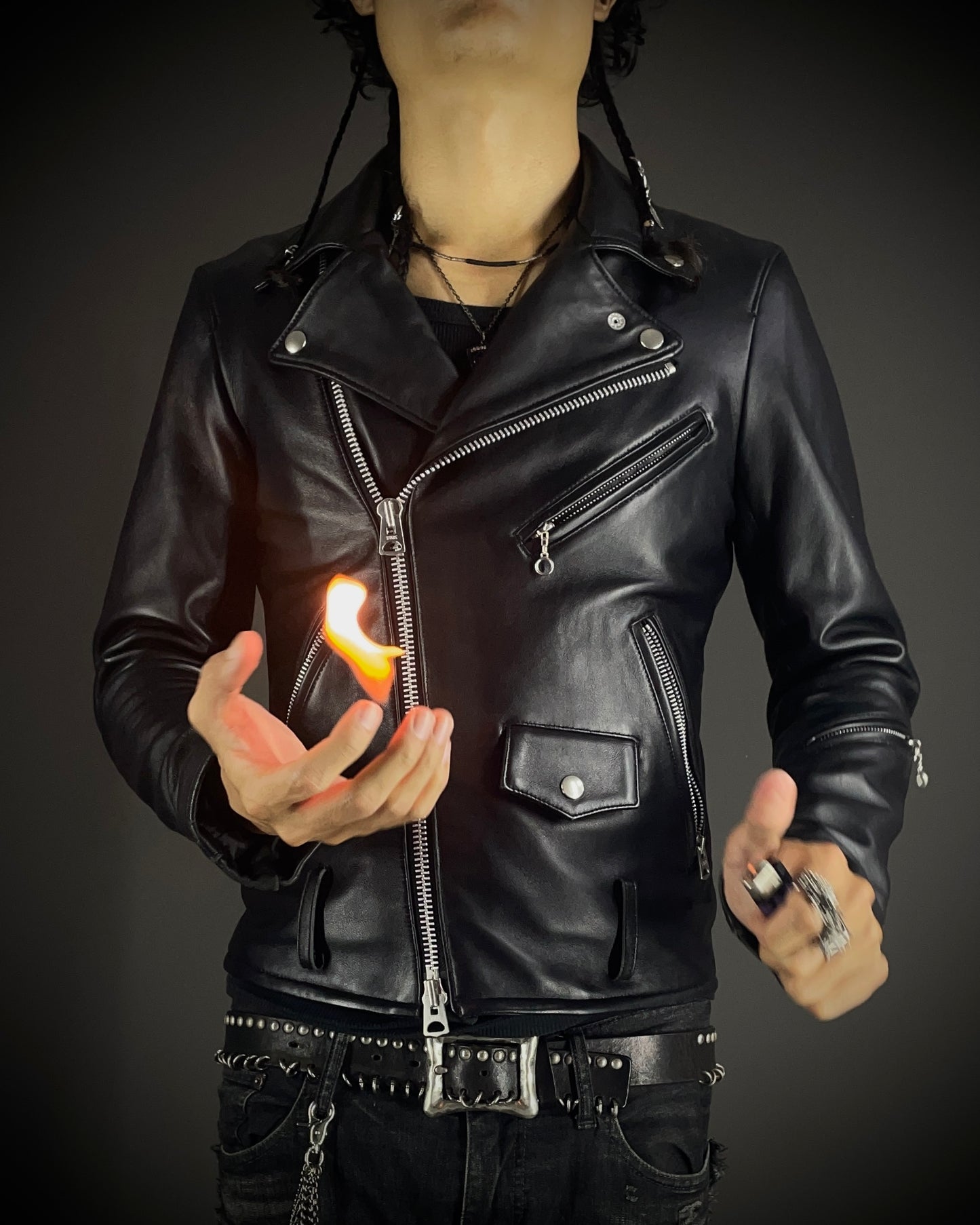 Jackrose Sheep Skin Rider Jacket