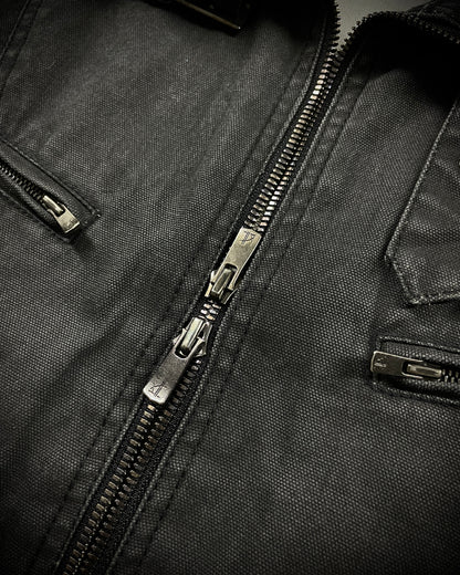 Schlüssel Back Lace Up Rider Faded Canvas Jacket