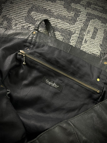 (For offer)Tornado Mart Python Sheep&Goat Leather Tote Bag