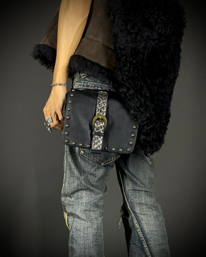 Tornado Mart Snake Buckle Waist Bag