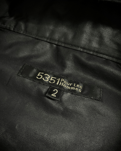 5351 Pour Les Hommes Waxed Shirt Hoodie