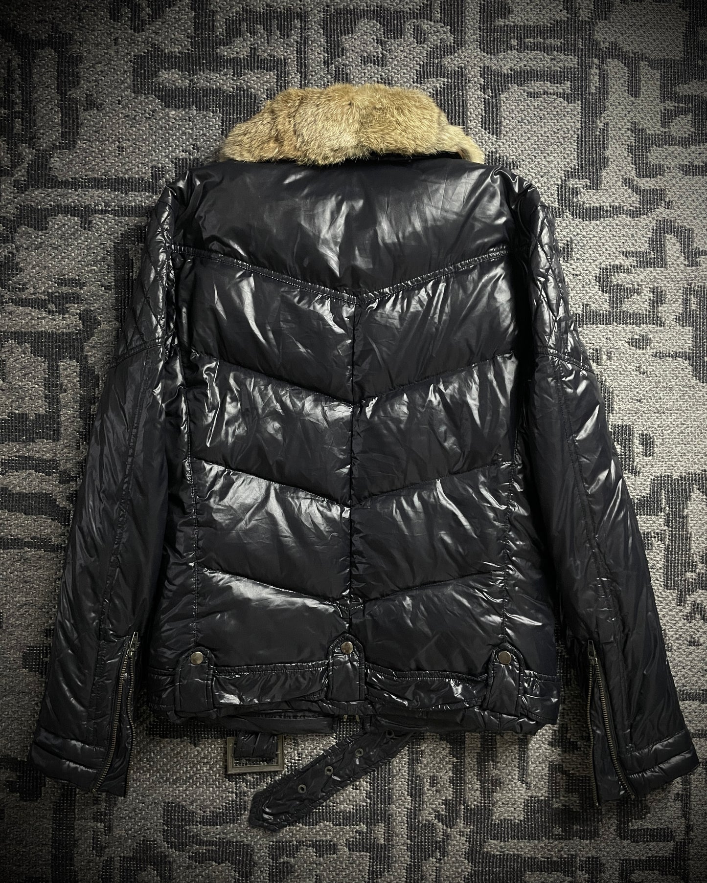Jackrose Rabbit Fur Down Puffer Jacket