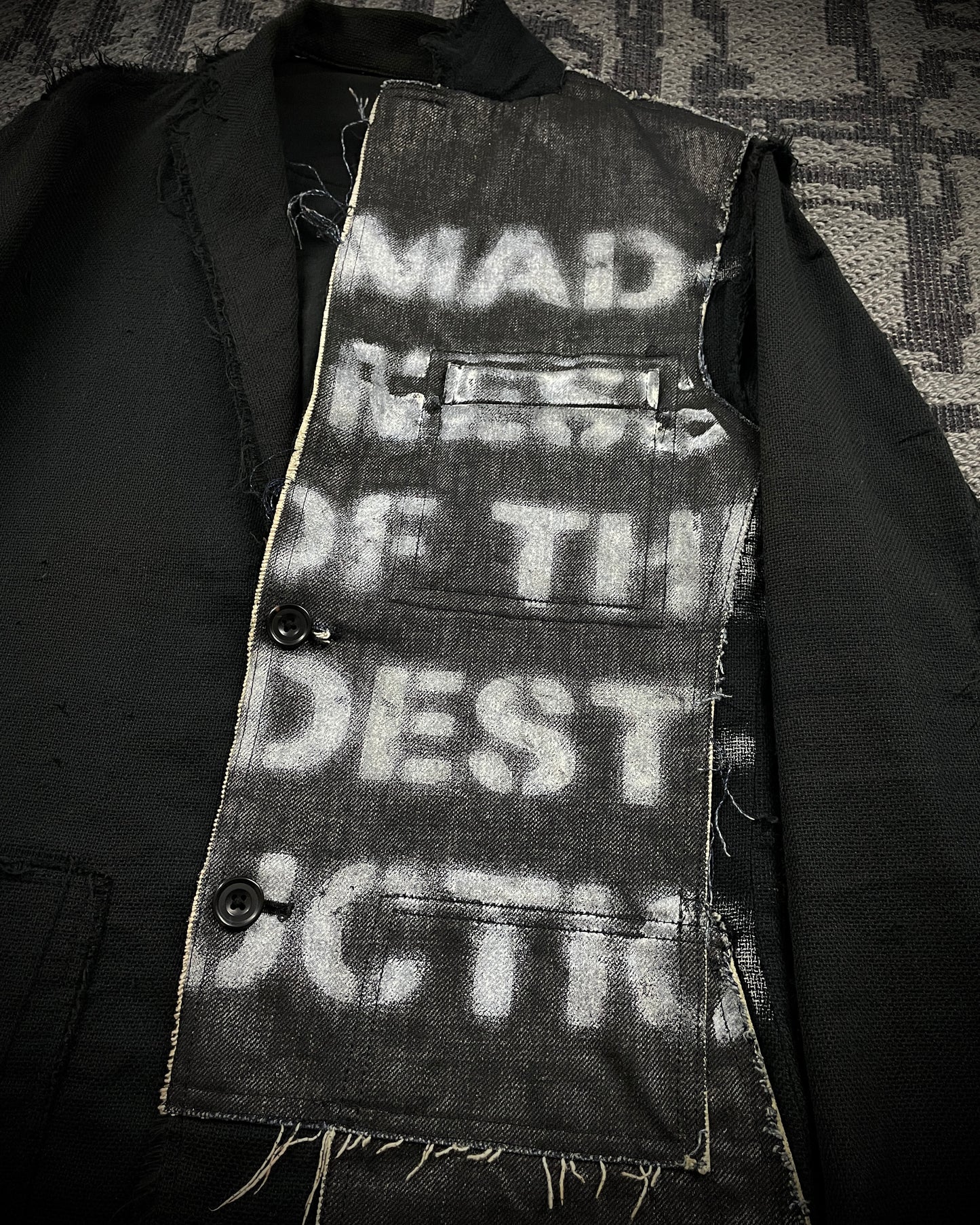 Edge Rupert Distressed Hybrid Blazer