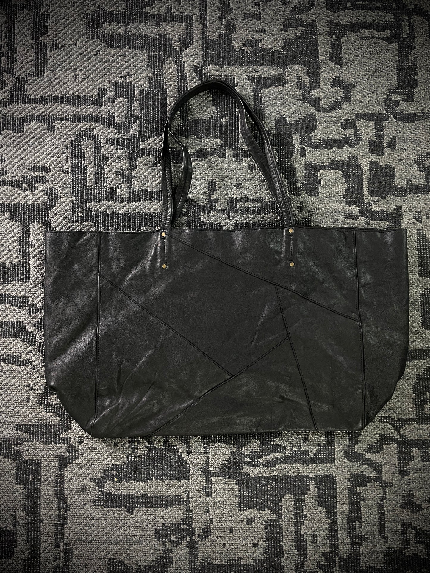 (For offer)Tornado Mart Python Sheep&Goat Leather Tote Bag