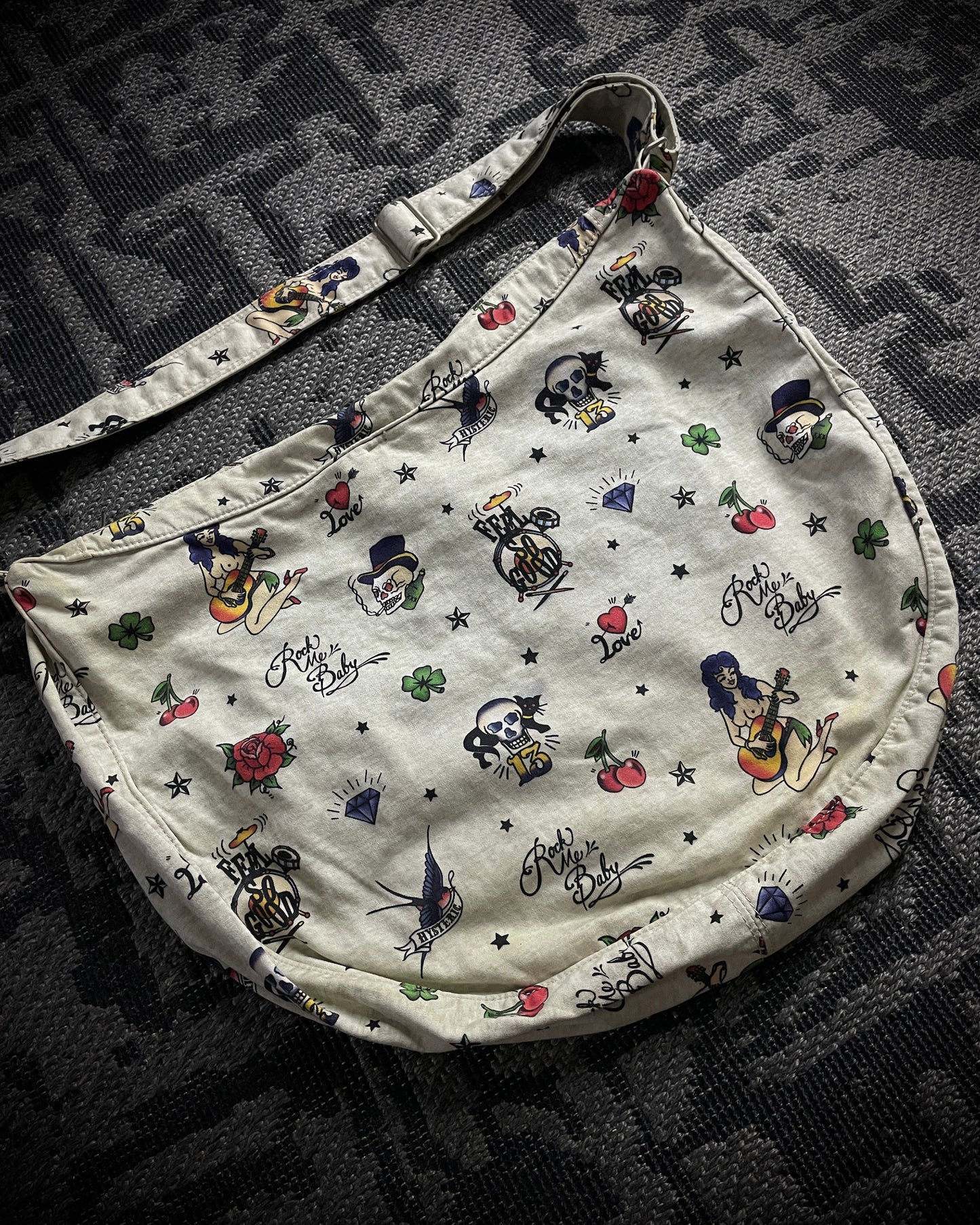 Hysteric Glamor Tattoo Print Shoulder Bag