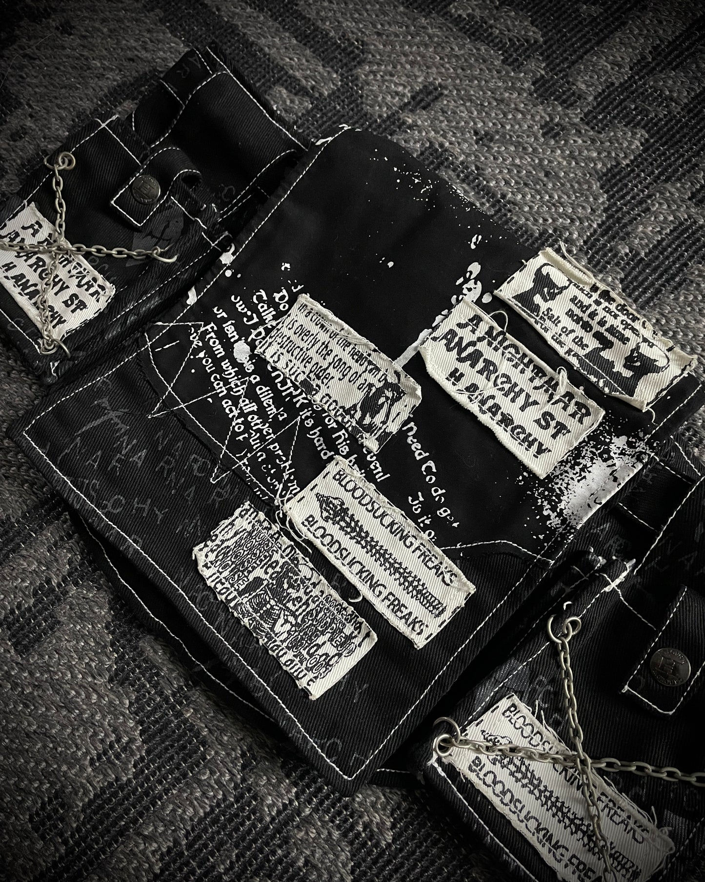 H.Naoto H.Anarchyism for PLUS Gothic Punk Belt Bag