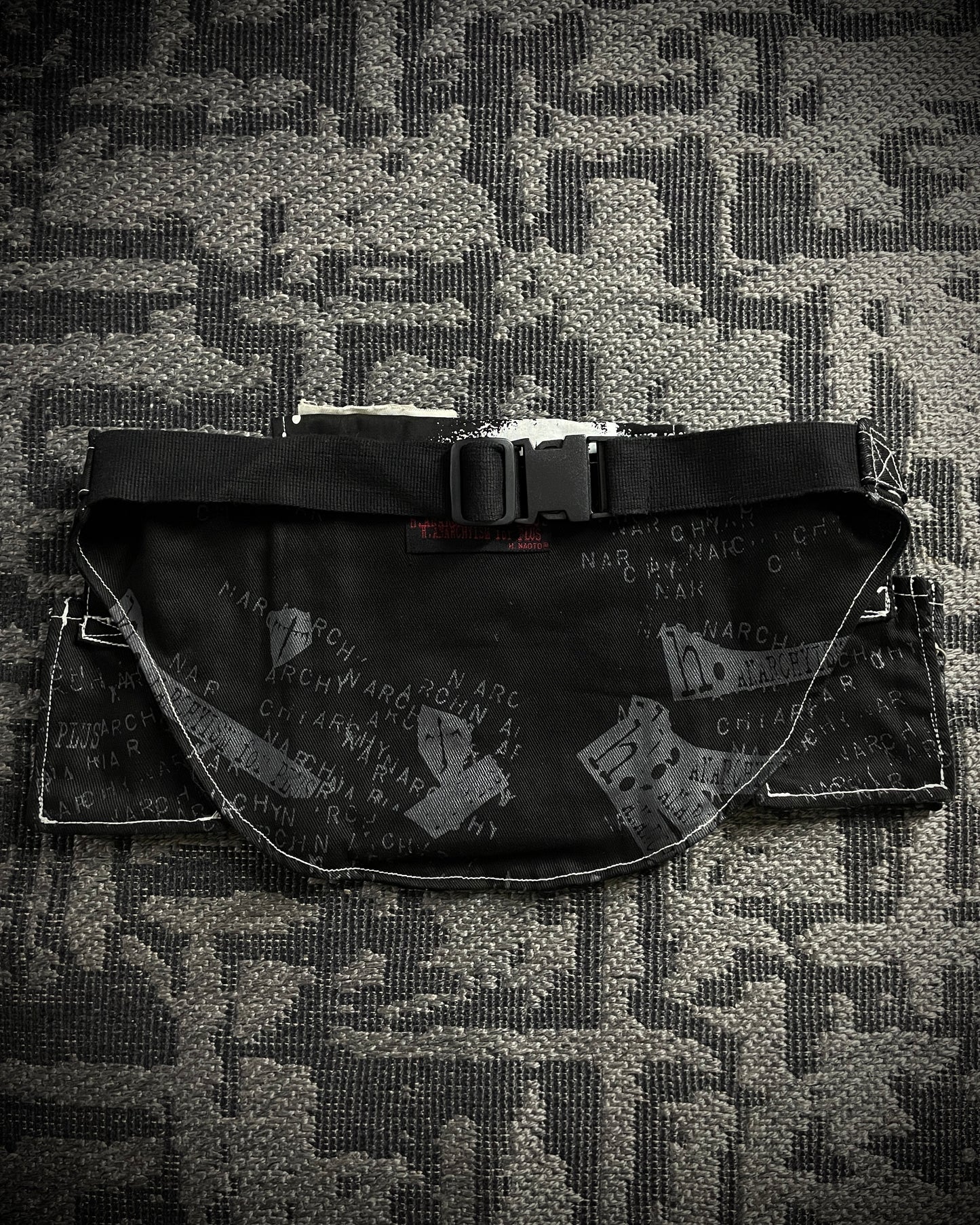 H.Naoto H.Anarchyism for PLUS Gothic Punk Belt Bag