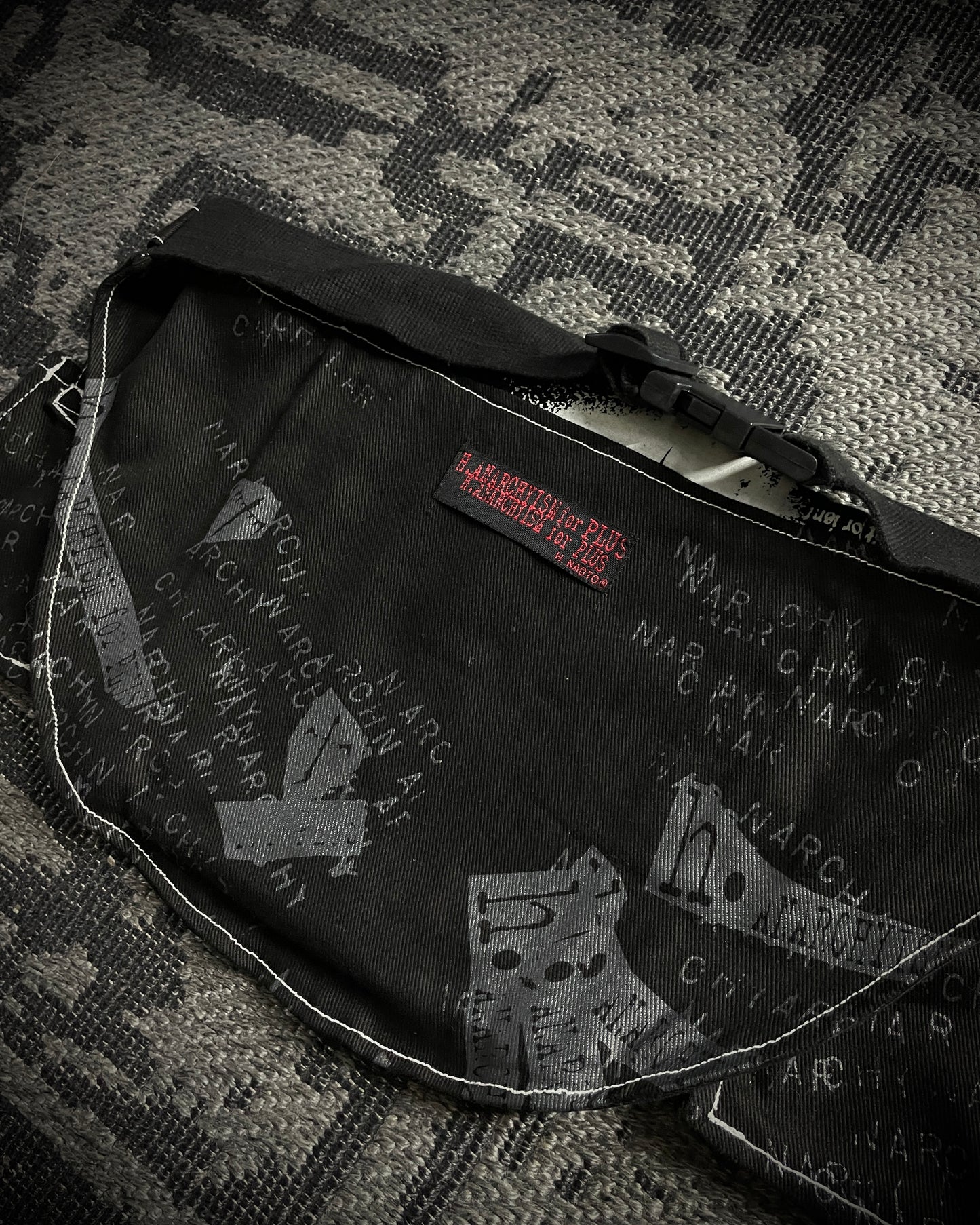 H.Naoto H.Anarchyism for PLUS Gothic Punk Belt Bag
