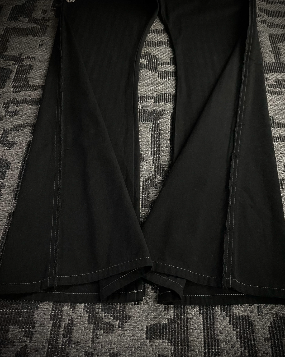 Tornado Mart Chain Black Flared Pants – dirtylabarchive