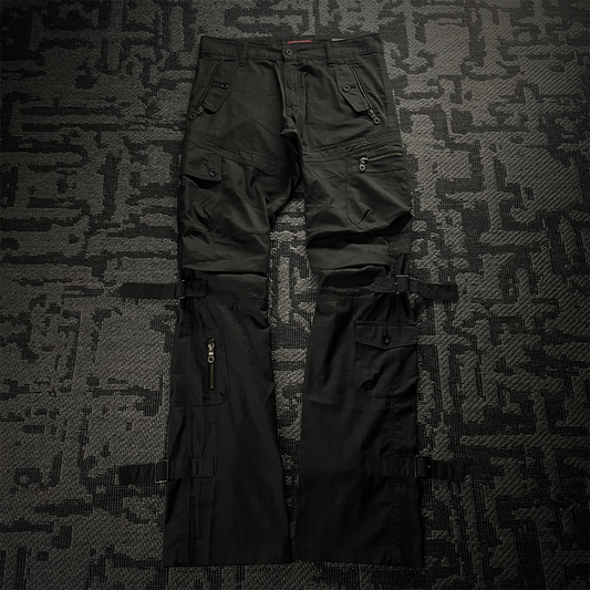 Semantic Design Multi Pocket Bondage Cargo Pants