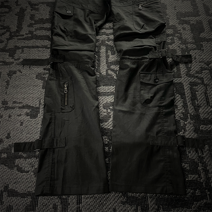 Semantic Design Multi Pocket Bondage Cargo Pants