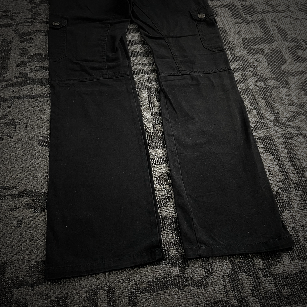 In The Attic Distressed Cargo Studded  Pants