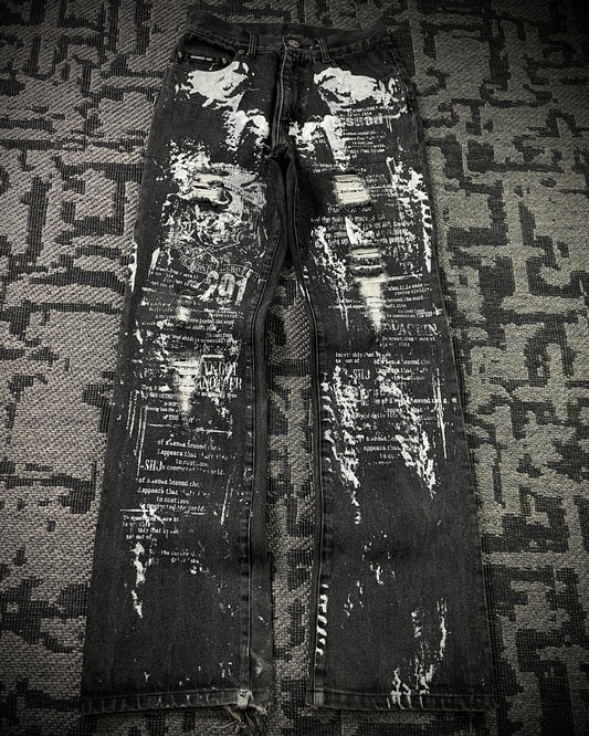 Bernnings Sho Distressed Poem Bootcut Denim