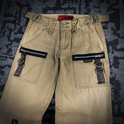 Tripp NYC Multizip Flared Pants