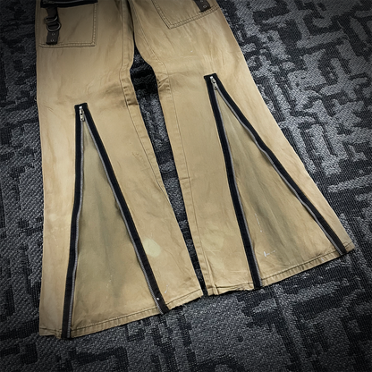 Tripp NYC Multizip Flared Pants