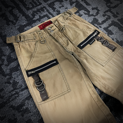 Tripp NYC Multizip Flared Pants