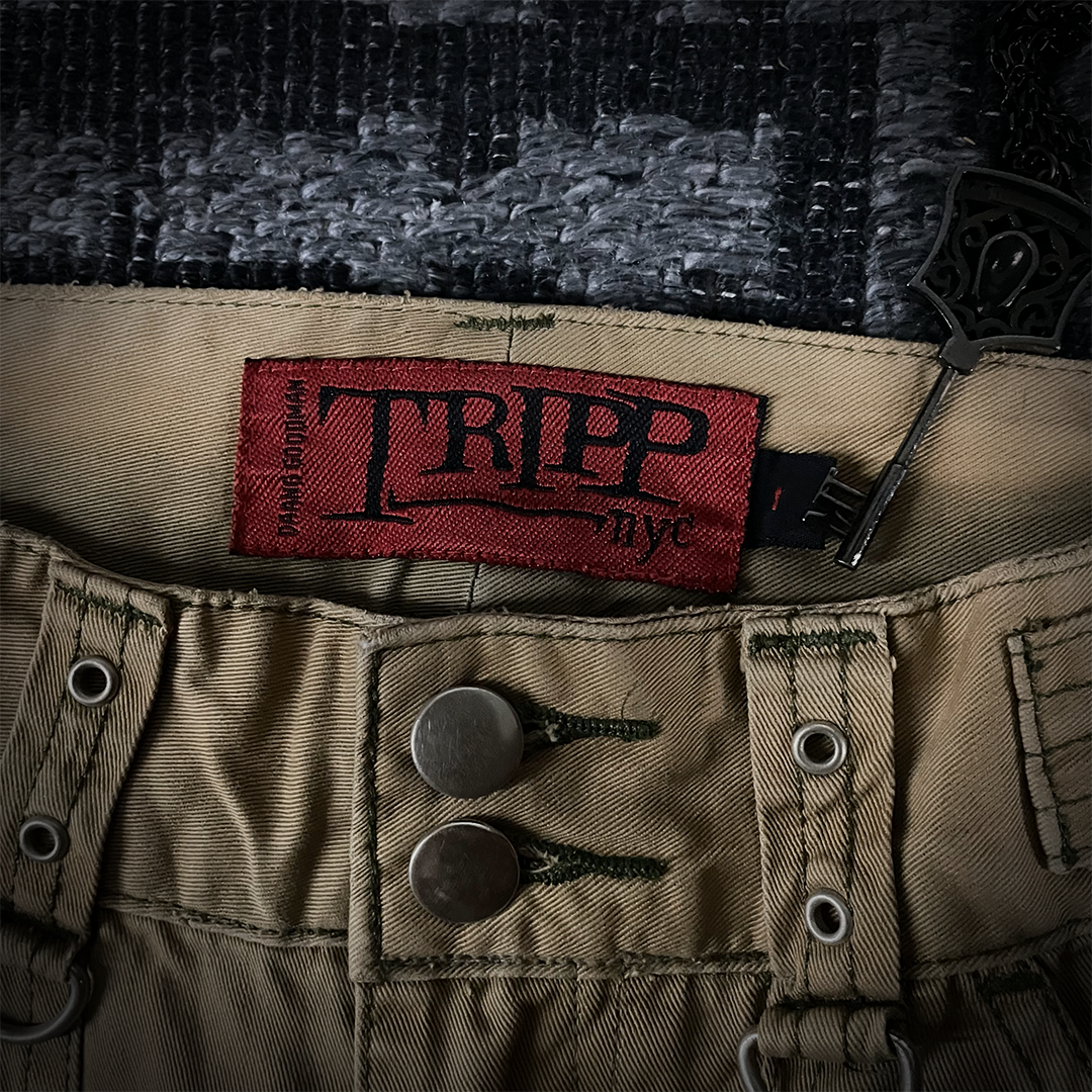 Tripp NYC Multizip Flared Pants