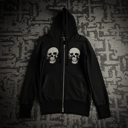 Glad news Double Skull 3D Wings Hoodie